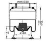 PE Automotive 084.170-51A Boot, air suspension